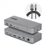 StarTech.com Dviejų monitorių USB-C prijungimo stotelė, DisplayPort, 4K 60Hz, 100W nešiojamojo kompiuterio įkrovimas, 1GbE, nereikia tvarkyklių, kelių monitorių dokas, skirtas Windows