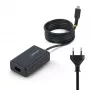 StarTech.com 65W USB-C nešiojamojo kompiuterio įkroviklis, 1,5 m pritvirtintas USB-C kabelis, maitinimo adapterio blokas, skirtas Dell, XPS, HP ProBook, MacBook Pro, Microsoft Surface Pro