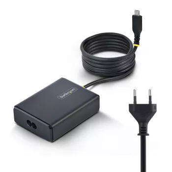 StarTech.com 100W USB-C nešiojamojo kompiuterio įkroviklis su 1,5 m pritvirtintu USB-C laidu, maitinimo adapterio blokas, skirtas Dell, XPS, HP ProBook, MacBook Pro, Microsoft Surface Pro