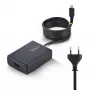 StarTech.com 100W USB-C nešiojamojo kompiuterio įkroviklis su 1,5 m pritvirtintu USB-C laidu, maitinimo adapterio blokas, skirtas Dell, XPS, HP ProBook, MacBook Pro, Microsoft Surface Pro