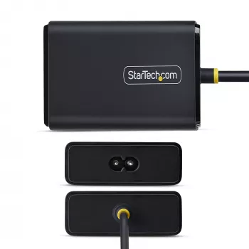 StarTech.com 100W USB-C nešiojamojo kompiuterio įkroviklis su 1,5 m pritvirtintu USB-C laidu, maitinimo adapterio blokas, skirtas Dell, XPS, HP ProBook, MacBook Pro, Microsoft Surface Pro
