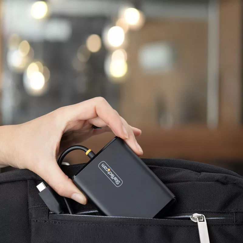 StarTech.com 100W USB-C nešiojamojo kompiuterio įkroviklis su 1,5 m pritvirtintu USB-C laidu, maitinimo adapterio blokas, skirtas Dell, XPS, HP ProBook, MacBook Pro, Microsoft Surface Pro