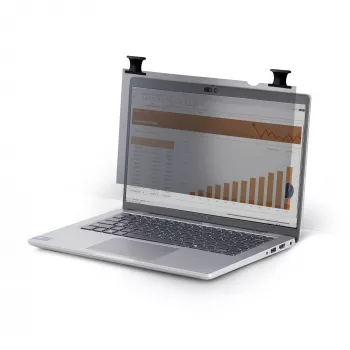 StarTech.com 15,6 colių 16:9 ryškios privatumo ekrano plėvelės filtras su lietimu, apverčiamas, 75% šviesos pralaidumas, akinimo mažinimo, +/- 30° žiūrėjimo kampas