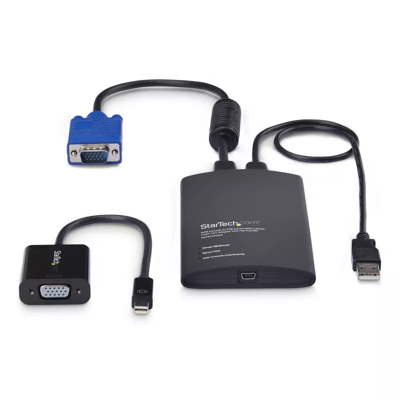 StarTech.com Nešiojamasis Nešiojamojo Kompiuterio Avarinės Prieigos KVM Konsolės Adapteris
