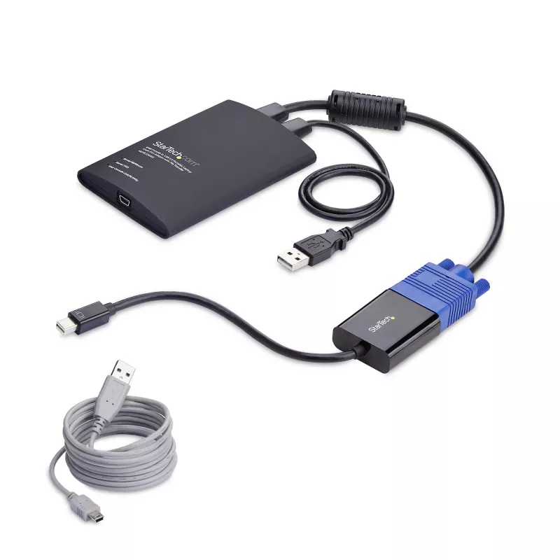 StarTech.com Nešiojamasis Nešiojamojo Kompiuterio Avarinės Prieigos KVM Konsolės Adapteris