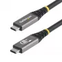 StarTech.com 3 m (10 pėd.) USB4 laidas, 20 Gbps, USB-IF sertifikuotas USB-C laidas, 60 W PD, 4K 120 Hz DP 2.1, TPE apvalkalas, juodas USB-C laidas