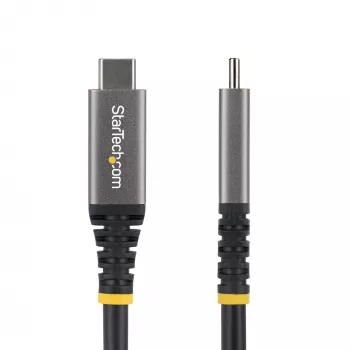 StarTech.com 3 m (10 pėd.) USB4 laidas, 20 Gbps, USB-IF sertifikuotas USB-C laidas, 60 W PD, 4K 120 Hz DP 2.1, TPE apvalkalas, juodas USB-C laidas