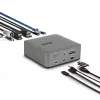 StarTech.com Thunderbolt 5 dokų stotis, DP / HDMI, trijų monitorių dokas iki 4K 144Hz arba dviejų 8K 60Hz, 5x USB prievadai, 140W nešiojamojo kompiuterio įkrovimas