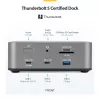 StarTech.com Thunderbolt 5 dokų stotis, DP / HDMI, trijų monitorių dokas iki 4K 144Hz arba dviejų 8K 60Hz, 5x USB prievadai, 140W nešiojamojo kompiuterio įkrovimas