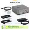 StarTech.com Thunderbolt 5 dokų stotis, DP / HDMI, trijų monitorių dokas iki 4K 144Hz arba dviejų 8K 60Hz, 5x USB prievadai, 140W nešiojamojo kompiuterio įkrovimas