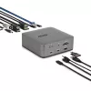 StarTech.com Thunderbolt 5 dokų stotis, DP / HDMI, trijų monitorių dokas iki 4K 144Hz arba dviejų 8K 60Hz, 5x USB prievadai, 140W nešiojamojo kompiuterio įkrovimas