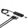 StarTech.com 4-Port USB-A Hub, 5Gbps, Bus Powered, USB-A to 4x USB-A Mini Hub, Extra Long 2ft/61cm Host kabelis, PCR Plastic, Portable Desktop / Laptop USB Hub