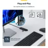 StarTech.com 4-Port USB-A Hub, 5Gbps, Bus Powered, USB-A to 4x USB-A Mini Hub, Extra Long 2ft/61cm Host kabelis, PCR Plastic, Portable Desktop / Laptop USB Hub