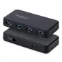 StarTech.com 4-Port USB-A Hub, 5Gbps, Self-Powered, 2-in-1 USB-C and USB-A Host kabelis, 1x BC 1.2 Charging Port, 24W maitinimo adapteris Included, MacBook and Windows