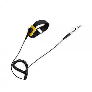 StarTech.com Antistatic Wrist Strap with Grounding kabelis, ESD Safe Band with 5ft / 1.5m Detachable Cord, Prevent Electrostatic Discharge, Adjustable Fit, TAA