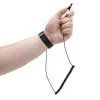 StarTech.com Antistatic Wrist Strap with Grounding kabelis, ESD Safe Band with 5ft / 1.5m Detachable Cord, Prevent Electrostatic Discharge, Adjustable Fit, TAA