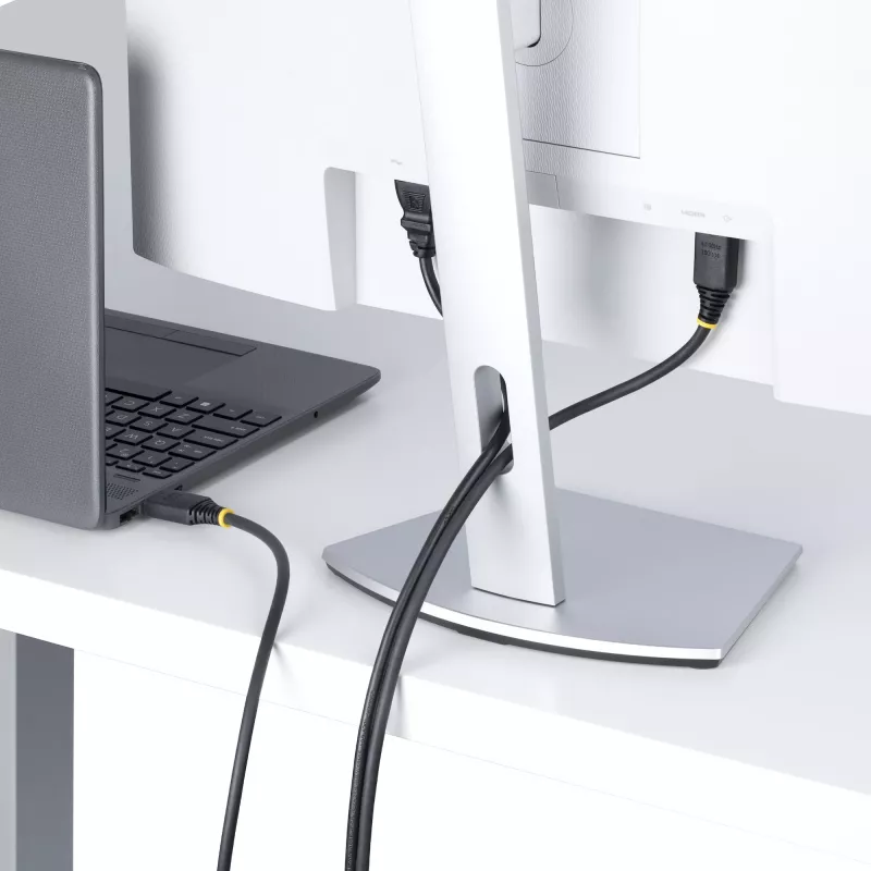 StarTech.com 30cm (1ft) High Speed HDMI kabelis su Gripping Connectors, 4K 60Hz/1440p 144Hz, HDR10/HDCP 2.2/ARC, 18Gbps, UHD HDMI Cord for TV/Monitor/Display, TPE Jacket