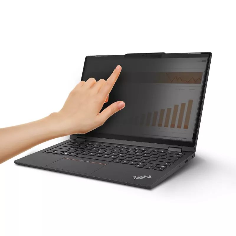 StarTech.com Lenovo X13 Yoga Gen 4 šviesus privatumo ekrano filtras su lietimu, perlenkiamas, 75% šviesos pralaidumas, neatspindintis privatumo filtras, +/- 30° žiūrėjimo kampas
