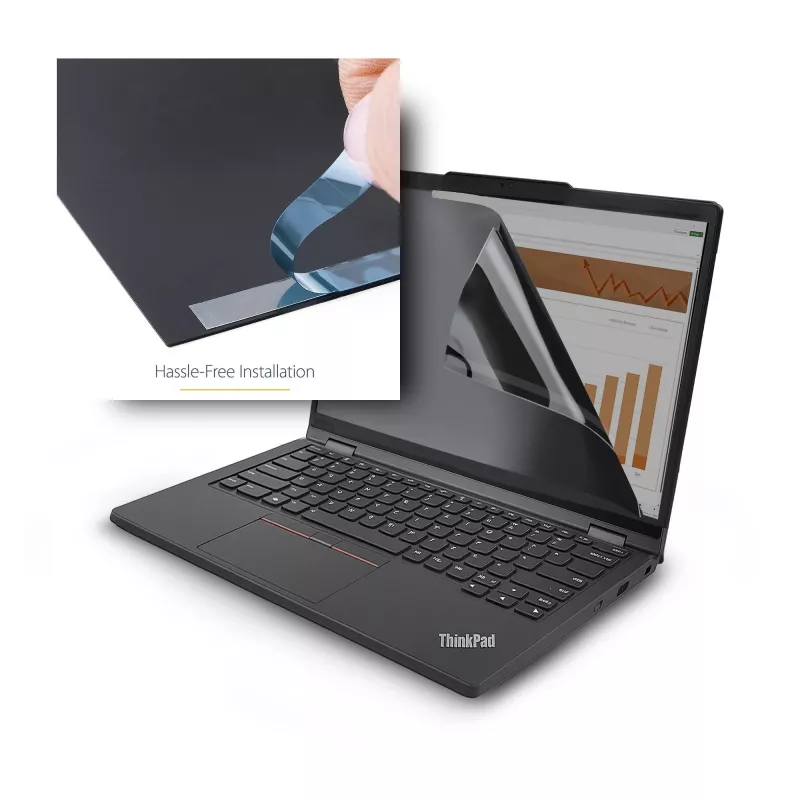 StarTech.com Lenovo X13 Yoga Gen 4 šviesus privatumo ekrano filtras su lietimu, perlenkiamas, 75% šviesos pralaidumas, neatspindintis privatumo filtras, +/- 30° žiūrėjimo kampas