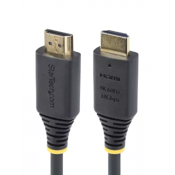 StarTech.com 2,4 m Premium sertifikuotas didelės spartos HDMI laidas, 4K 60Hz/1440p 144Hz, HDR10/HDCP 2.2/ARC, 18Gbps, UHD HDMI 2.0 laidas TV/monitoriui/ekranui, TPE apvalkalas