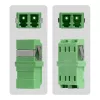 StarTech.com LC į LC adapteris 10 vnt., OS2 vienmodis SC korpuso LC optinio pluošto adapteris be flanšo, LC/APC dvipusis adapteris