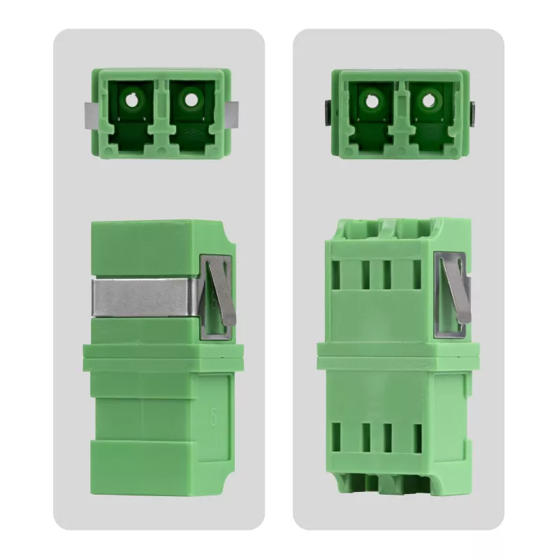 StarTech.com LC į LC adapteris 10 vnt., OS2 vienmodis SC korpuso LC optinio pluošto adapteris be flanšo, LC/APC dvipusis adapteris