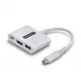 StarTech.com USB-C į HDMI daugiafunkcis adapteris su 140 W PD įkrovimu, 4K 60Hz HDMI, USB 5 Gbps šakotuvu, mini dokas, skirtas MacBook / Dell / Thinkpad / HP / iPad / planšetiniams kompiuteriams