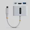 StarTech.com USB-C į HDMI daugiafunkcis adapteris su 140 W PD įkrovimu, 4K 60Hz HDMI, USB 5 Gbps šakotuvu, mini dokas, skirtas MacBook / Dell / Thinkpad / HP / iPad / planšetiniams kompiuteriams
