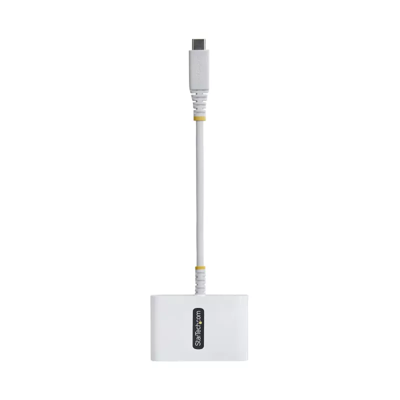 StarTech.com USB-C į HDMI daugiafunkcis adapteris su 140 W PD įkrovimu, 4K 60Hz HDMI, USB 5 Gbps šakotuvu, mini dokas, skirtas MacBook / Dell / Thinkpad / HP / iPad / planšetiniams kompiuteriams