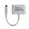 StarTech.com USB-C į HDMI daugiafunkcis adapteris su 140 W PD įkrovimu, 4K 60Hz HDMI, USB 5 Gbps šakotuvu, mini dokas, skirtas MacBook / Dell / Thinkpad / HP / iPad / planšetiniams kompiuteriams