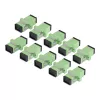 StarTech.com SC į SC adapterių rinkinys po 10 vnt., OS2 vienmodis SC šviesolaidinis adapteris su flanšu, SC/APC simpleksinis adapteris