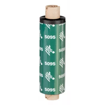 Zebra 5095 Resin terminė juostelė 450 m juoda