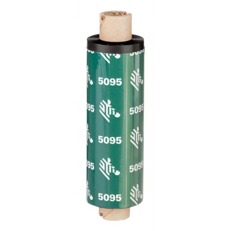 Zebra 5095 Resin terminė juostelė 450 m juoda