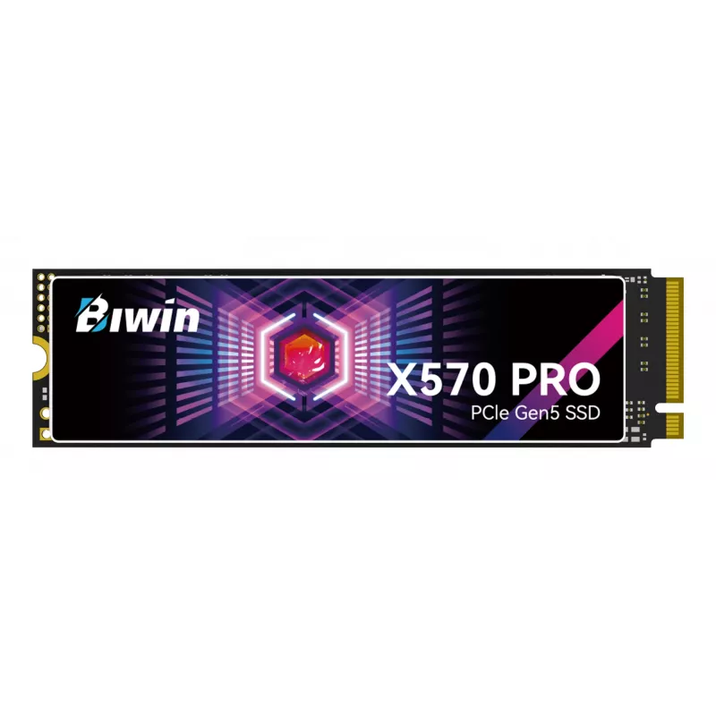 BIWIN X570 Pro M.2 NVMe SSD 4TB PCIe Gen5 — 14000 MB/s skaitymas, 13000 MB/s rašymas