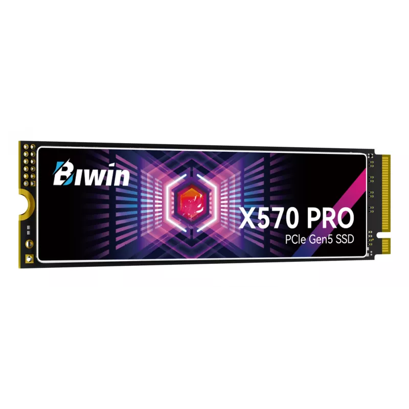 BIWIN X570 Pro M.2 NVMe SSD 4TB PCIe Gen5 — 14000 MB/s skaitymas, 13000 MB/s rašymas