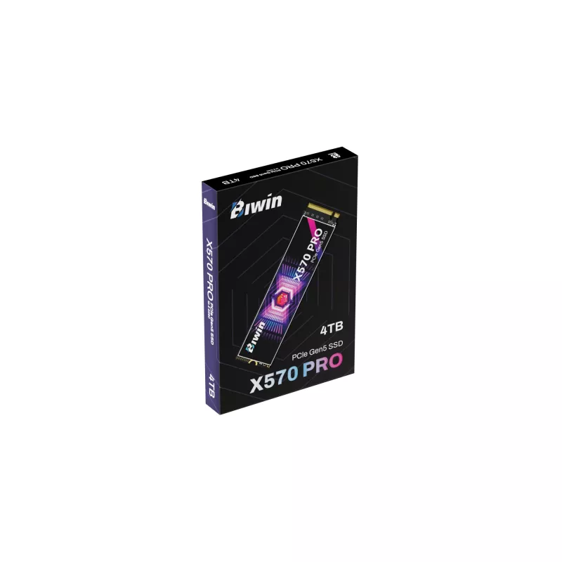 BIWIN X570 Pro M.2 NVMe SSD 4TB PCIe Gen5 — 14000 MB/s skaitymas, 13000 MB/s rašymas
