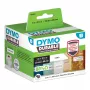 DYMO Originali LabelWriter Patvarios etiketės | 25 mm x 89 mm | Baltas polipropilenas | 2 ritinėliai po 350 (700 lipnių etikečių) | Aukšto našumo | Skirtos LabelWriter etikečių spausdintuvams