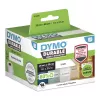 DYMO Originali LabelWriter Patvarios etiketės | 25 mm x 89 mm | Baltas polipropilenas | 2 ritinėliai po 350 (700 lipnių etikečių) | Aukšto našumo | Skirtos LabelWriter etikečių spausdintuvams