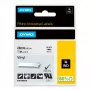 DYMO Rhino pramoninės vinilo etiketės | 24 mm x 5,5 m | juoda spauda ant balto | lipnios | skirtos „LabelManager“ ir „Rhino“ etikečių spausdintuvams