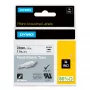 DYMO Rhino pramoninės termiškai susitraukiančios kabelių žymėjimo vamzdelės | 24 mm x 1,5 m | Juodas spausdinimas ant baltos | Lipnios | skirtos Rhino žymekliams
