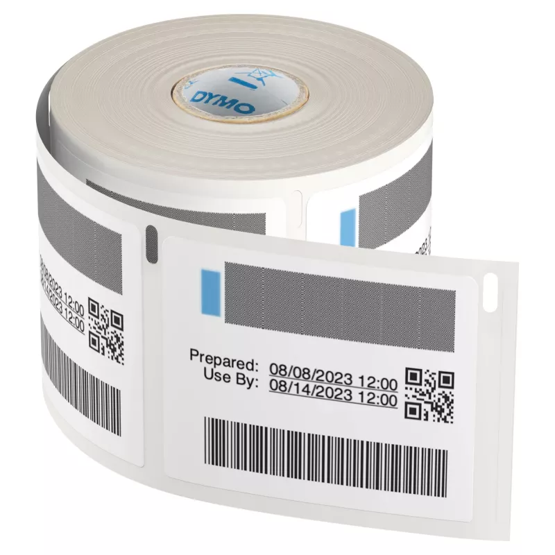 DYMO Authentic LabelWriter atsargų rotacijos etiketės maisto pramonei | 54 mm x 70 mm | 400 spalvomis koduotų lipnių etikečių | Skirtos LabelWriter etikečių spausdintuvams