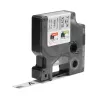 DYMO Rhino Industrial nuolatinės poliesterio etiketės | 12 mm x 5,5 m | juodas spausdinimas ant metalinio paviršiaus | skirtos Rhino ir LabelManager etikečių klijavimo įrenginiams