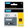 DYMO Rhino pramoninės lanksčios nailoninės etiketės | 19 mm x 3,5 m | Juodas spausdinimas ant baltos | Lipnios | skirtos Rhino ir LabelManager etikečių kūrimo įrenginiams