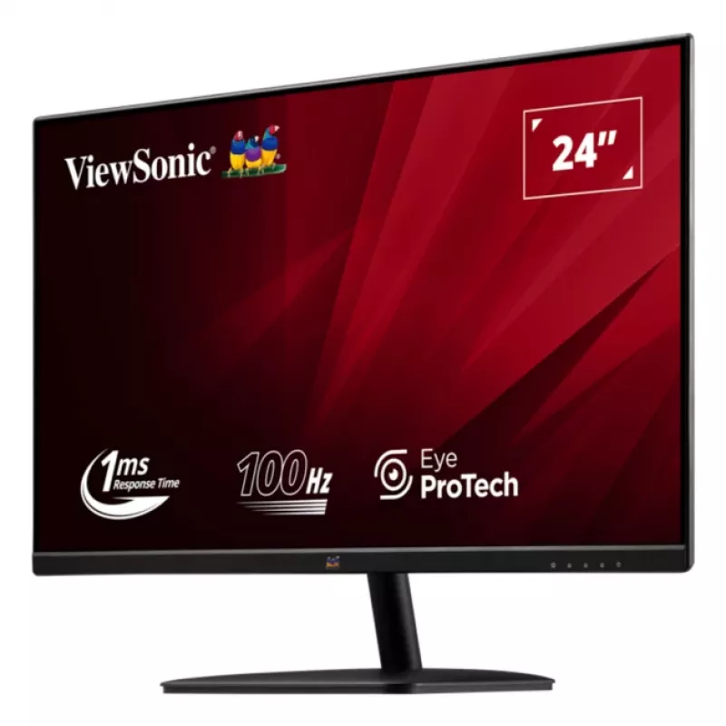 Viewsonic VA2432-H-2 kompiuterio monitorius 61 cm (24 colių) 1920 x 1080 pikselių Full HD LED juodas