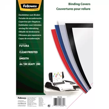 Fellowes 5376503 įrišimo viršelis A4 Polipropilenas (PP) Skaidrus 100 vnt.