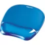 Fellowes pelės kilimėlis su riešo atrama - Crystals gelinis pelės kilimėlis su neslystančiu guminiu pagrindu - ergonominis pelės kilimėlis kompiuteriui, nešiojamam kompiuteriui, namų biurui - suderinamas su lazerinėmis ir optinėmis pelėmis - mėlynas