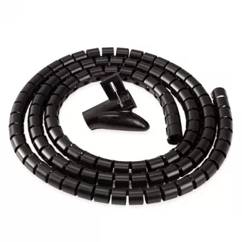 Fellowes CableZip - Juodas, Kabelių įvorė, Stalinis, Juoda