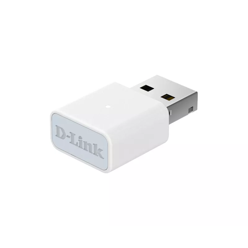 D-Link N300 Wi-Fi 4 USB adapteris, laidinis ir belaidis, USB, WLAN, baltas