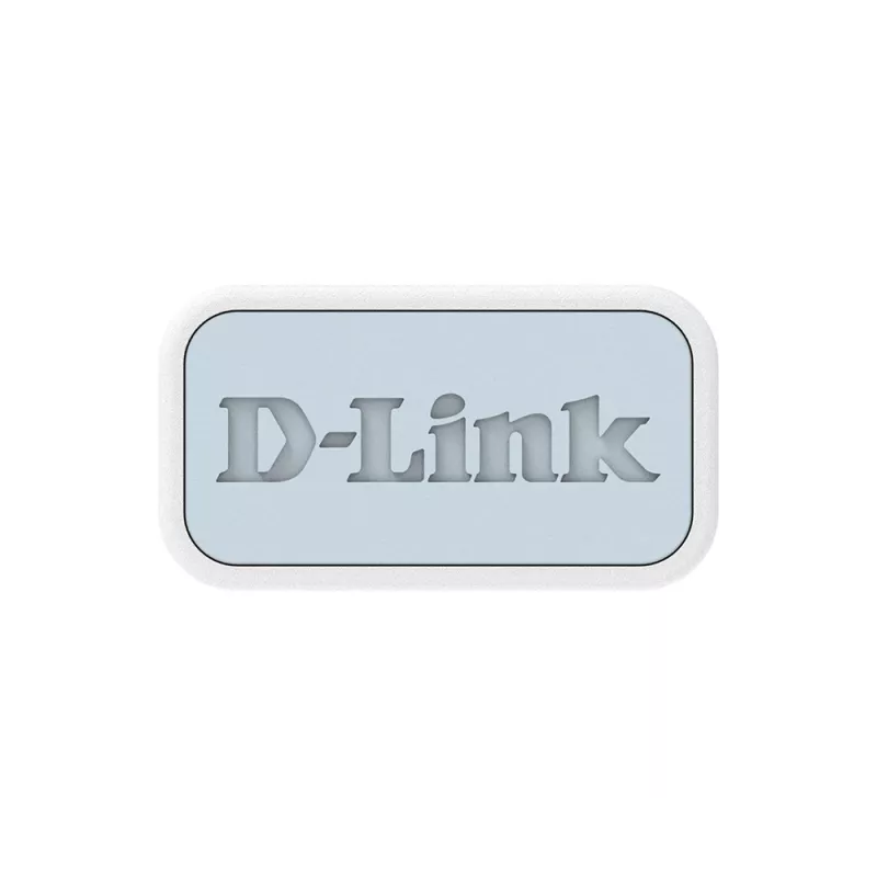 D-Link N300 Wi-Fi 4 USB adapteris, laidinis ir belaidis, USB, WLAN, baltas