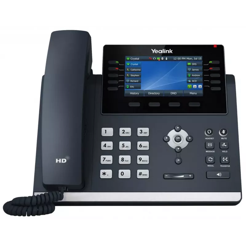 Yealink SIP-T46U IP telefonas Pilka LCD Wi-Fi